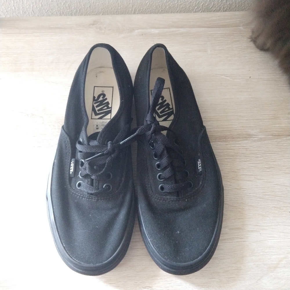 Vans - Regular - Black on Black women's Size 8.5